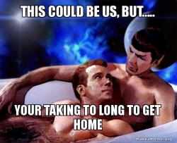 Spock and Kirk