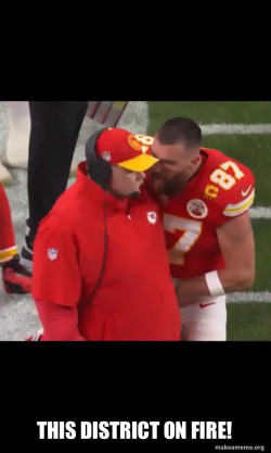 Travis Kelce and Coach