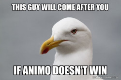 He's coming