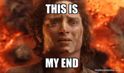 Frodo it's over it's done