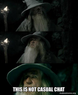 Confused Gandalf