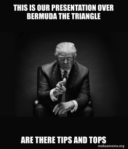 Trump Sitting In Chair - I Am In Their Way