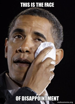 Crying Obama