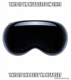 VR headset in 2079