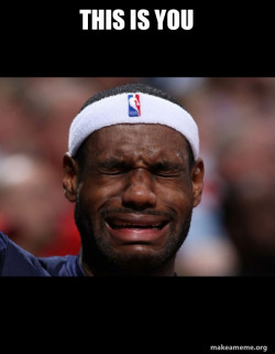 Lebron Crying
