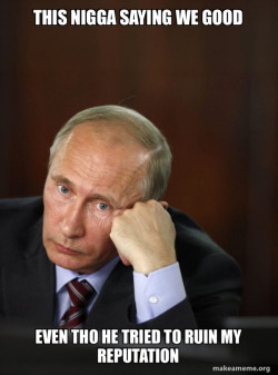 Contemplative Putin