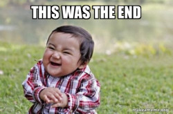 Evil, scheming toddler