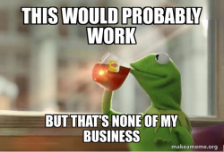 Kermit Drinking Tea