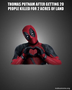 Deadpool Heart Hands