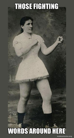 Overly Manly Woman