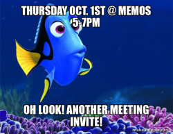 Dory from Nemo  (5 second memory)