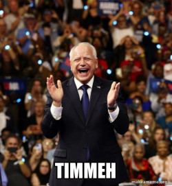 Happy Tim Walz