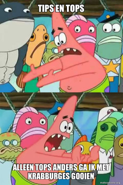 Push It Somewhere Else Patrick