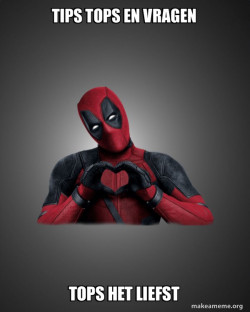 Deadpool Heart Hands