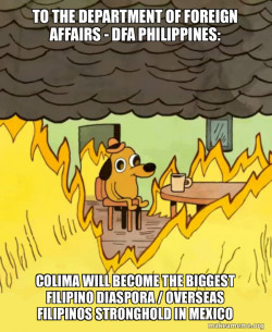 TO THE DEPARTMENT OF FOREIGN AFFAIRS - DFA PHILIPPINES: Colima will become the Biggest Filipino Diaspora / Overseas Filipinos Stronghold in Mexico