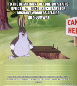 To The Department of Foreign Affairs Office of the Undersecretary for Migrant Workers Affairs (DFA-OUMWA) FILIPINO DIASPORA OF 12 MILLION TO 72 MILLION OVERSEAS FILIPINOS WILL EMIGRATE TO AUSTRALIA, NEW ZEALAND, UNITED STATES, CANADA, MEXICO, LATIN AMERI