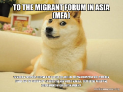 To the MIGRANT FORUM IN ASIA (MFA) 15 Million Overseas Filipinos out of the 120 Million Filipino Diaspora will Overrun Yaviza and the Darien Gap to Build the New Metro Manila / Seat of the Philippine Government-in-Exile  Latin America