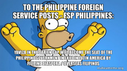 TO THE PHILIPPINE FOREIGN SERVICE POSTS - FSP PHILIPPINES: Yaviza in the Darien Gap will become the seat of the Philippine Government in Exile in Latin America by Filipino Diaspora / Overseas Filipinos