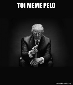 Trump Sitting In Chair - I Am In Their Way