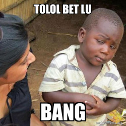 Skeptical Third World Kid