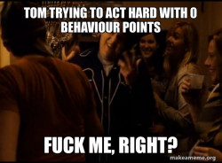 Fuck me right. Alternative Seth from Superbad meme