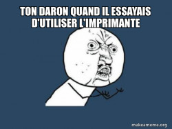 Y U No
