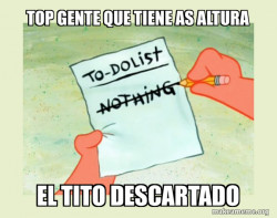 To Do List - Nothing