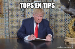 Donald Trump Writing Speech