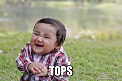 Evil, scheming toddler