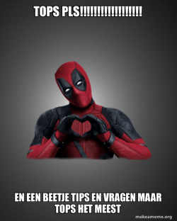 Deadpool Heart Hands
