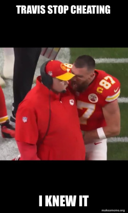 Travis Kelce and Coach