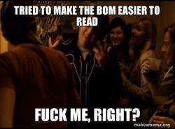 Fuck me right. Alternative Seth from Superbad meme