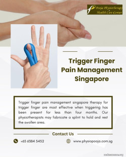Trigger finger pain management Singapore