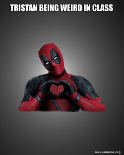 Deadpool Heart Hands