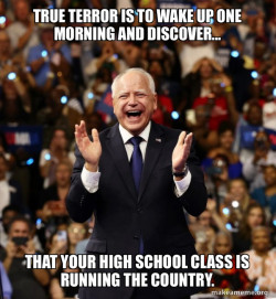 Happy Tim Walz