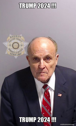Rudy Giuliani Mugshot