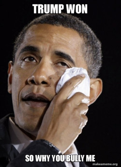Crying Obama