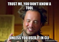  A linux enthusiast telling people thay need to use CLI instead of GUI 