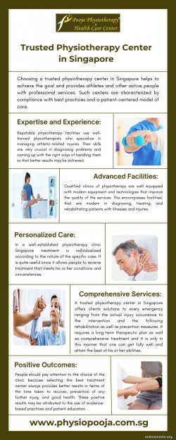 Trusted Physiotherapy Center in Singapore
