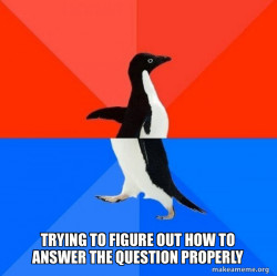 Socially Awesome Awkward Penguin