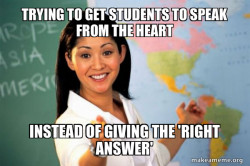 Unhelpful High School Teacher