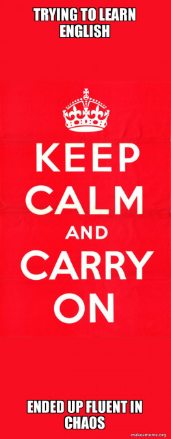Keep calm and chaos on!