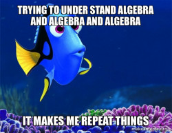 Dory from Nemo  (5 second memory)