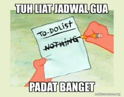 To Do List - Nothing