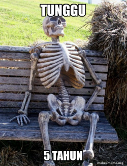 Waiting Skeleton