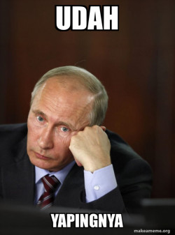 Contemplative Putin