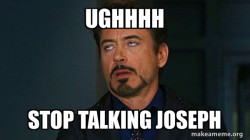 Tony Stark Eye Roll