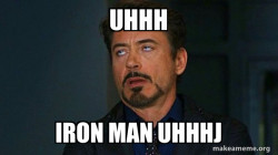 Tony Stark Eye Roll