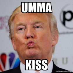 Donald Trump Kissing