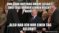 And then we told them